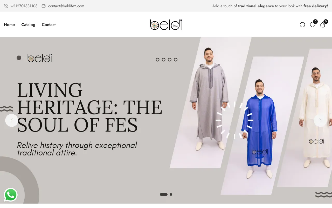 BeldiFez — Traditional Moroccan Artisan E-commerce