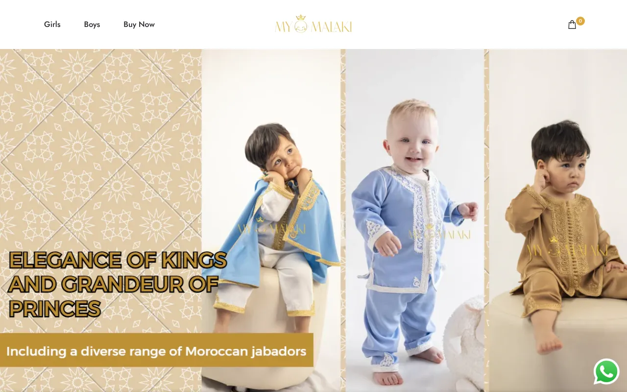 Mymalaki — Kids Fashion E-commerce Store
