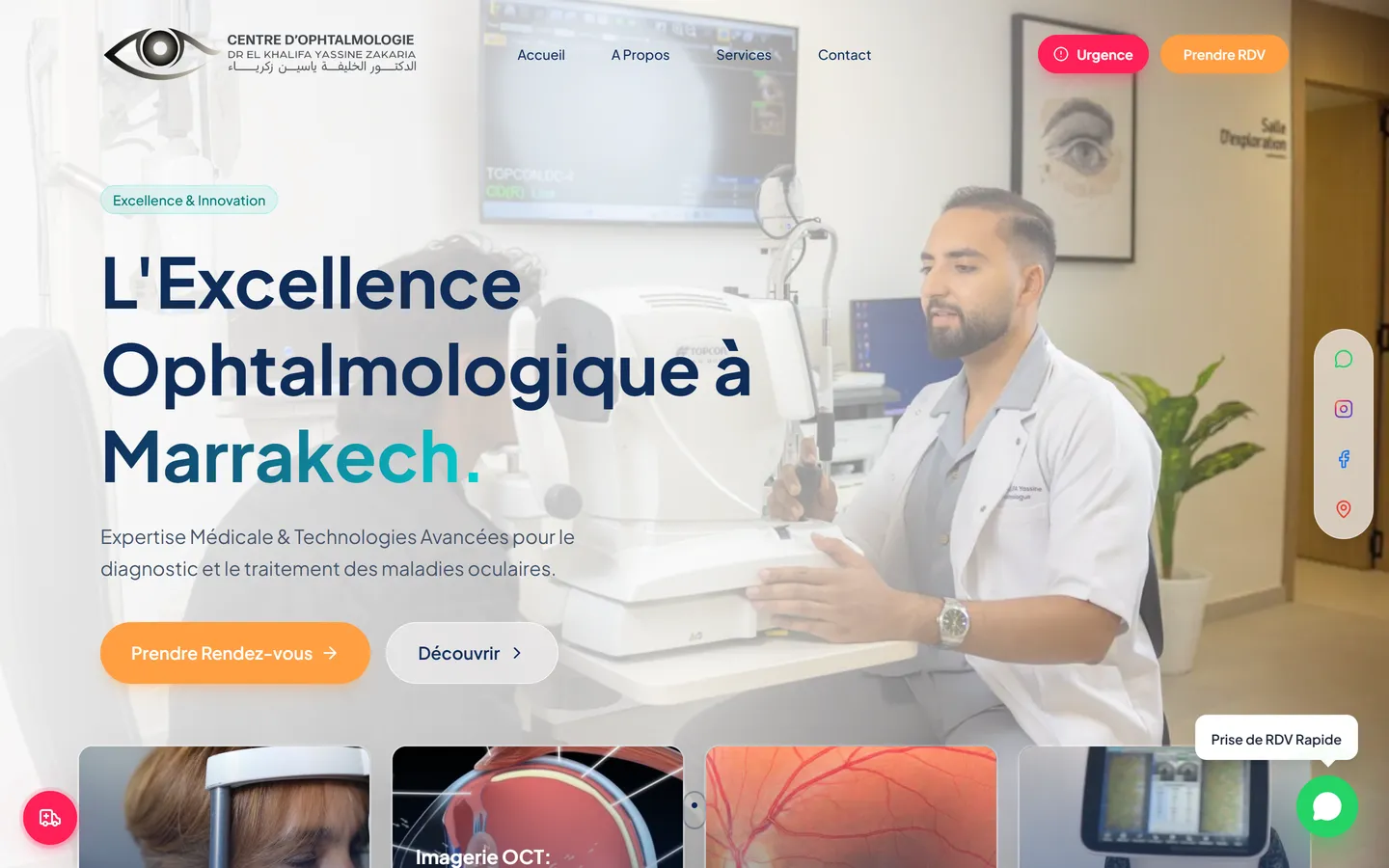 Ophtalmologue Marrakech — Ophthalmology Clinic Website & Online Booking
